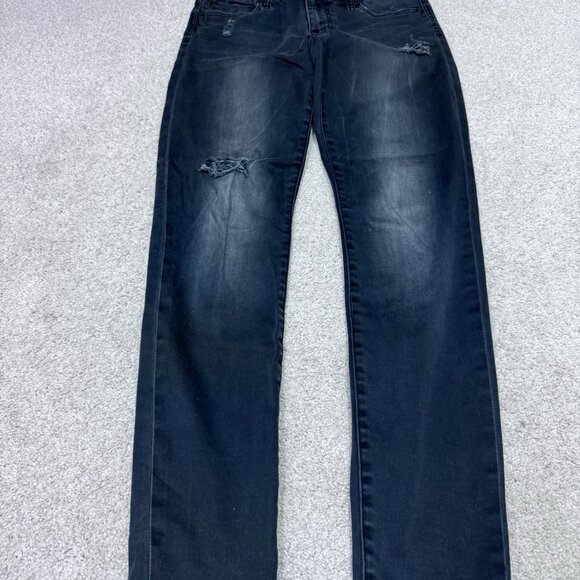 Kut From The Kluth Jeans Women’s Black Distressed Skinny Pockets Size 2 - Picture 7 of 11